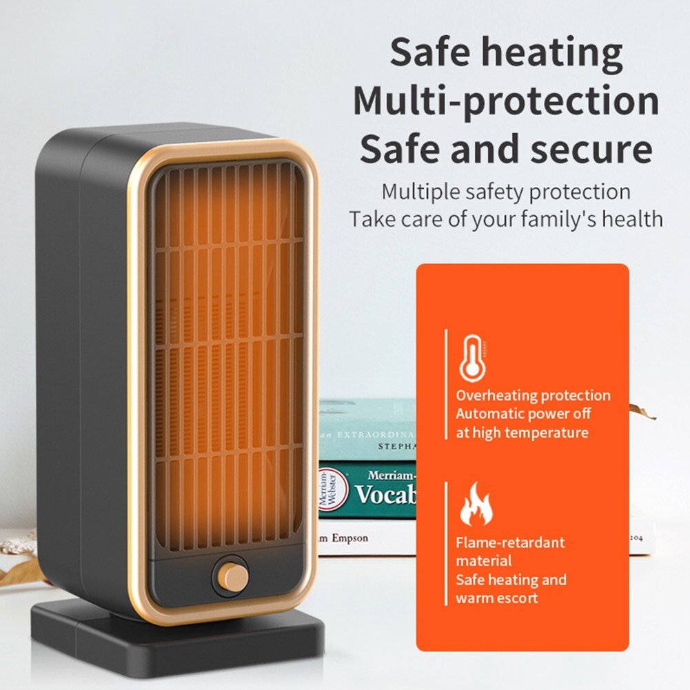 Stay Warm with Ease Portable 500W Vertical PTC Electric Heater EU Plug |  eBay