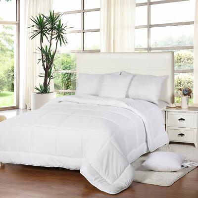 All Season Down Alternative Duvet  Insert Box Style 250 GSM Utopia Bedding