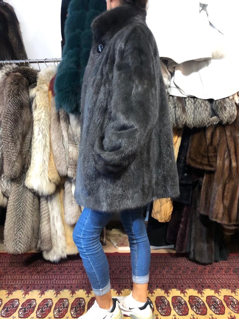 ジャケット・アウター SAGA MINK Shared Mink Fur Coat Size F Mink Fur Coat Jacket SAGA Mink Fur 36/38 | eBay