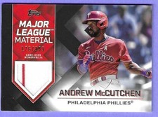 2022 Topps  Major League Material  Andrew McCutchen # 176/199 Card # MLM-AM