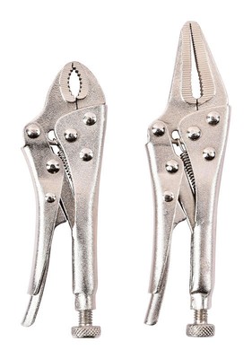 Home Plus AC2014204 Heat-Treat Carbon Steel Mini Locking Plier Set (Pack of 12)