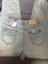 WOMEN  S Wide-Leg High Rise Jeans Size Large   Fits M-L