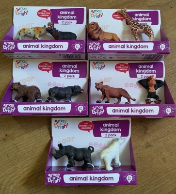 RESTPOSTEN 5 x TIERREICH 2ER PACK TIERE - Spaß interaktives Lernen 2+ Neu 