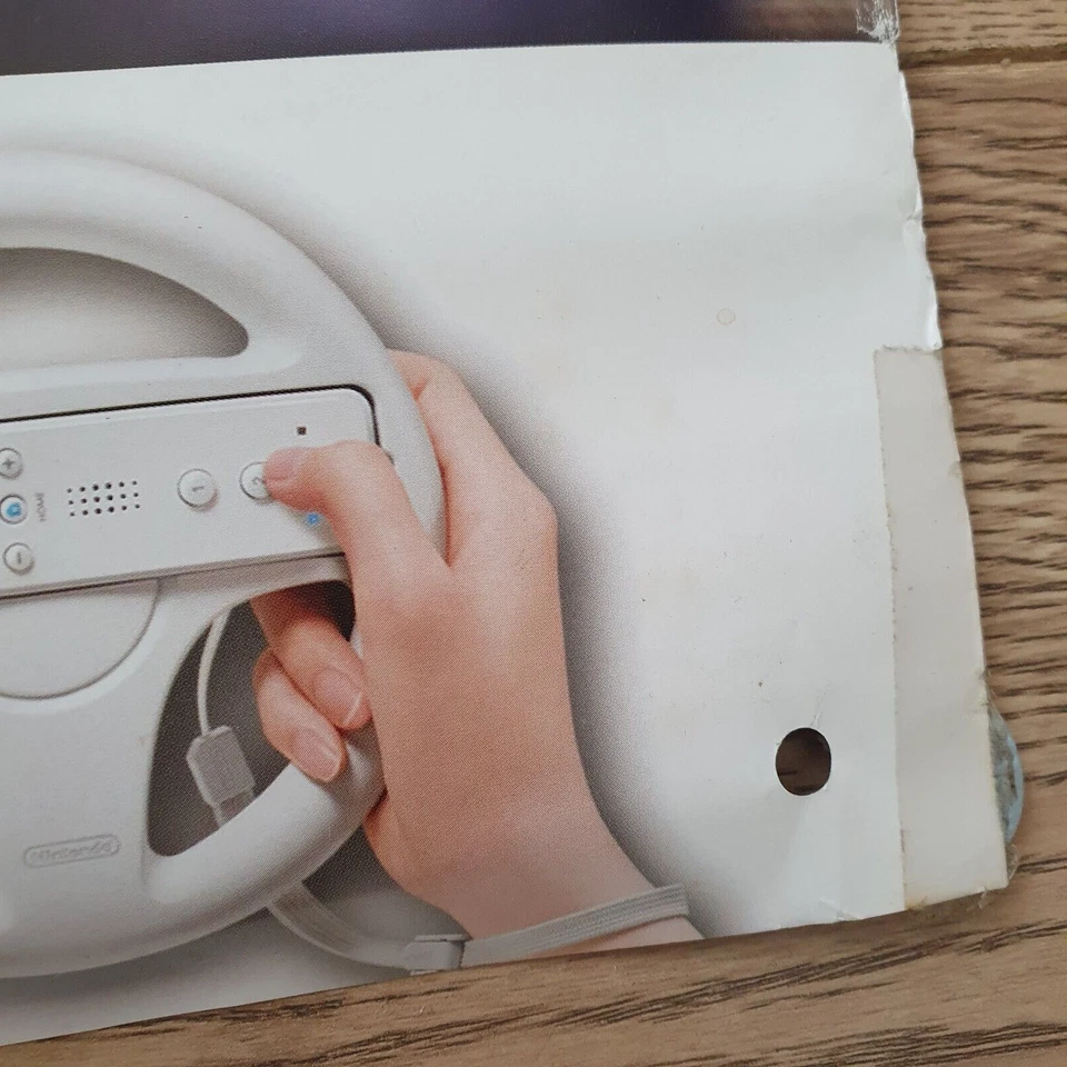 Rare Double-Sided Mario Kart Wii 2008 Retail Store Launch Poster - GameStop - Image 4 of 4