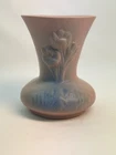 Van Briggle Pink/Blue Glazed Anemone Vase with Crocus "5 1/4” Tall Nice!!!