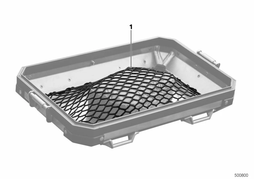 Brand New Genuine BMW Motorrad Luggage Net for Aluminium Case 