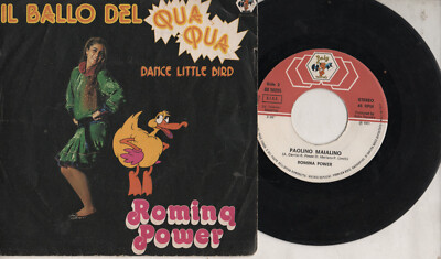 ROMINA POWER seltene Platte 45 Umdrehungen MADE in ITALY Il ballo del qua qua 1981