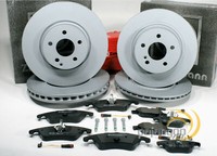 FüR Mercedes C Klasse [W204 S204] - Zimmermann Bremsscheiben BeläGe Vorne Hinten