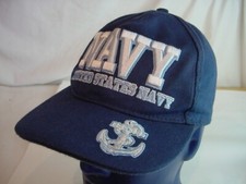 UNITED STATES NAVY EAGLE HAT - ADJUSTABLE ONE SIZE FITS MOST