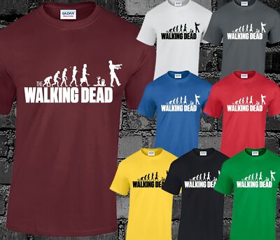 WALKING DEAD HERREN T-SHIRT ZOMBIES RICK GRIMES DARYL DIXON TOP MICHONNE KULT TV