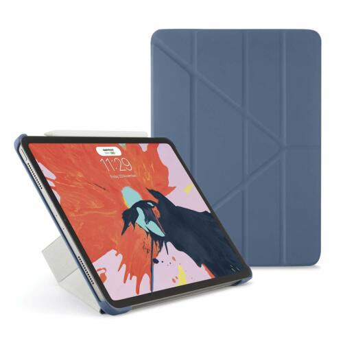 Coque Pipetto Premium UltraSlim Origami 5-en-1 pour iPad Pro 11" (2018) - Bleu marine - Photo 1/12