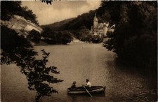 CPA Lillafured Hotel Palace with Lake Hamori HUNGARY (846377)