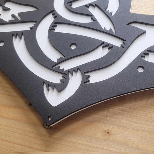 Large 3D Viking Thor Hammer Nordic Sign Wall art Door Hanging Plaque Painted - Picture 7 of 10
