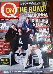 Q MAGAZINE MARCH 2002 - TRAVIS - THE HIVES - PRODIGY ...