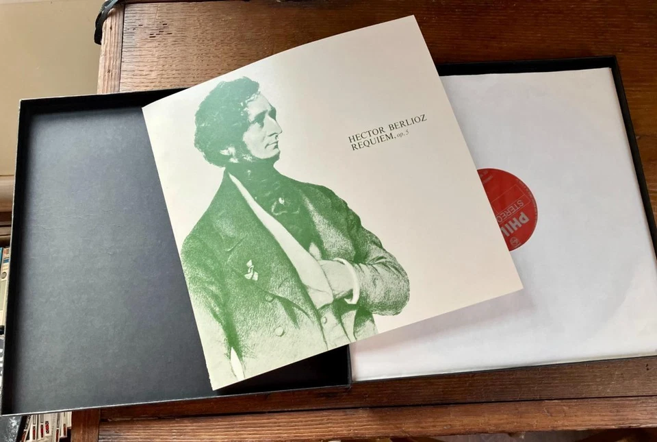 Berloiz Requiem Colin Davis Philips 6700 019 2LP Box Set NM - Image 3 of 4