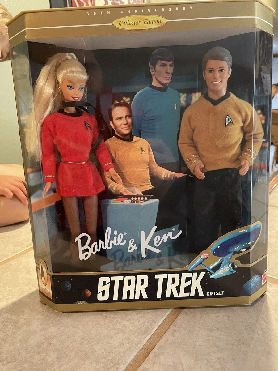 Star Trek Barbie and Ken Doll Giftset 1996 15006 Original Box eBay