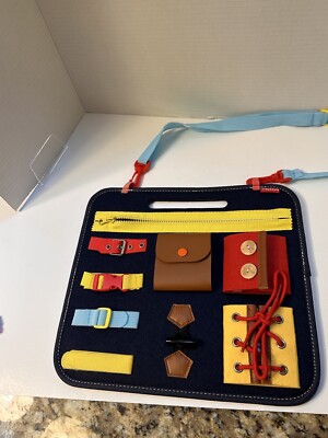 Busy Board Toys for Toddlers Sensory Toys Learning Basic Dress Skill