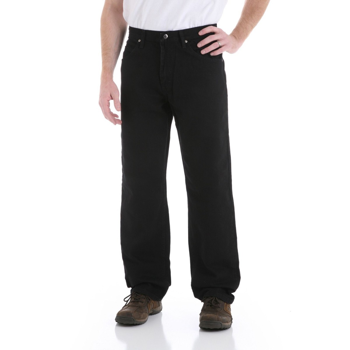 パンツ Wrangler Baggy Black Denim Relaxed Fit WRANGLER / RELAX FIT JEANS