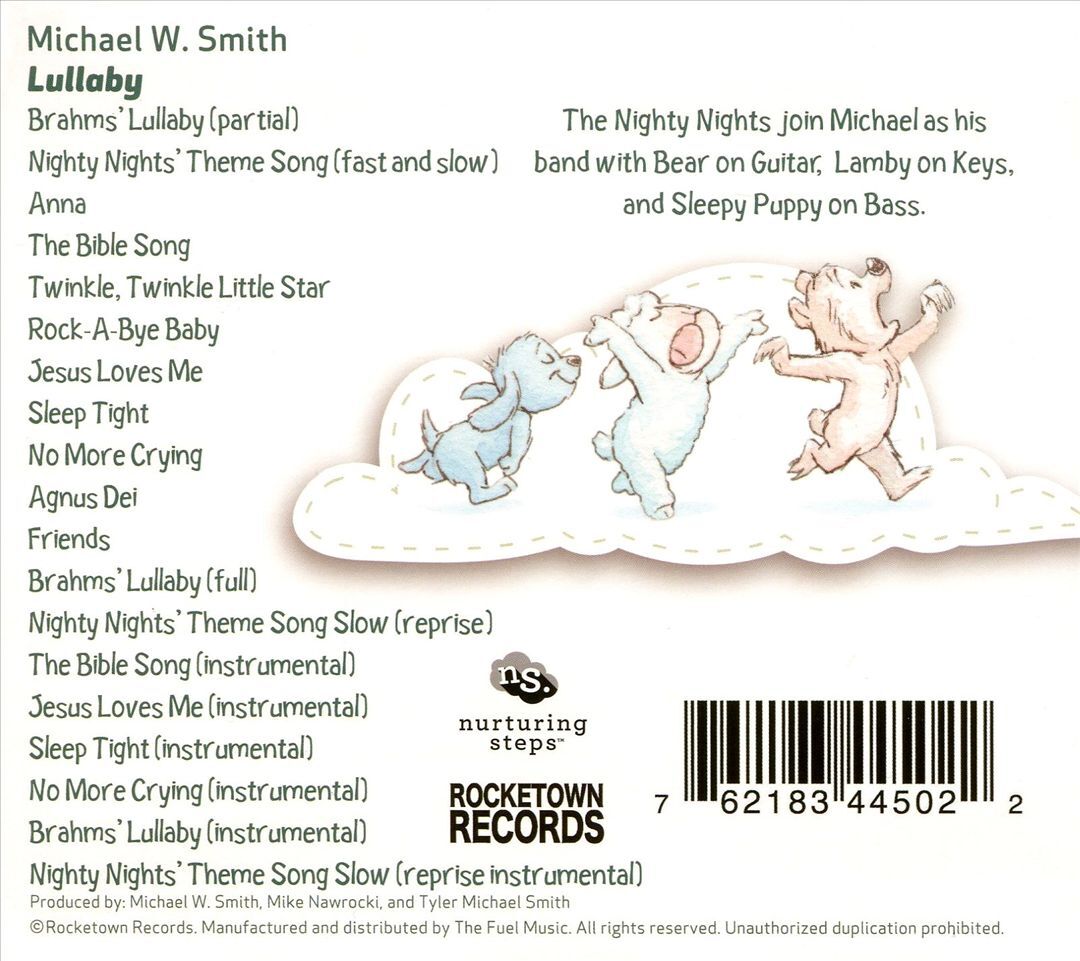 MICHAEL W. SMITH LULLABY NEW CD
