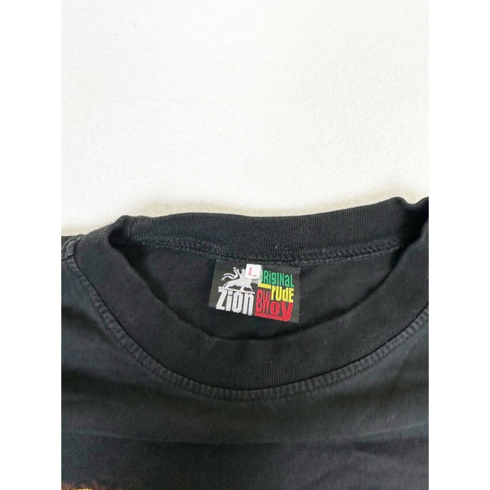 Vintage Y2K Bob Marley Zion T-Shirt Large Black R… - image 6
