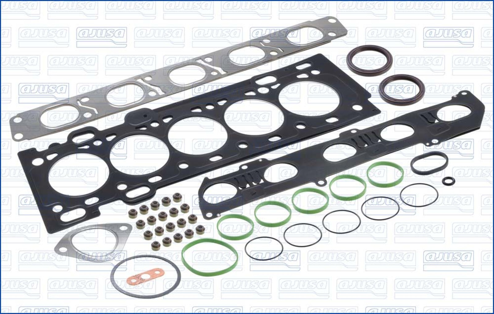 Jeu de joints supérieur Volvo V70 III pour révision mécanique et réparation moteur