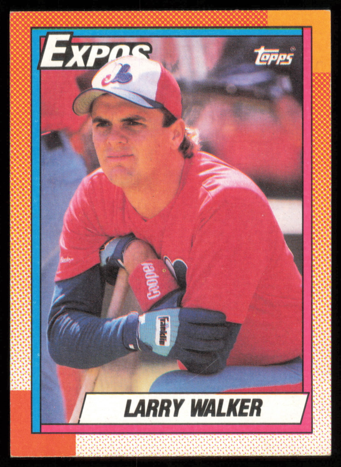 1990 Topps #757 Larry Walker RC Montreal Expos KB58