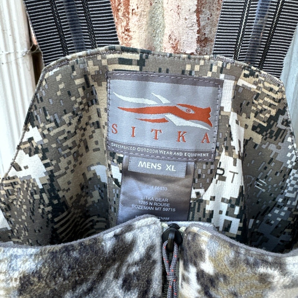 Sitka Gear Stratus Bib, Size XL Elevated II 841984120052 eBay