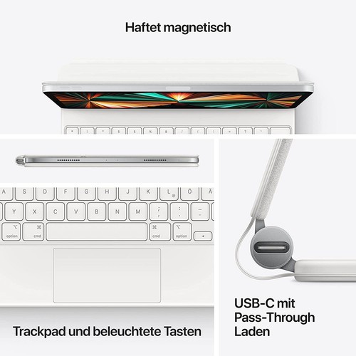Apple Magic Keyboard für iPad Pro 11 1. 2. 3. Gen Ipad Air 4. Gen Deutsch QWERTZ - Bild 5 von 7