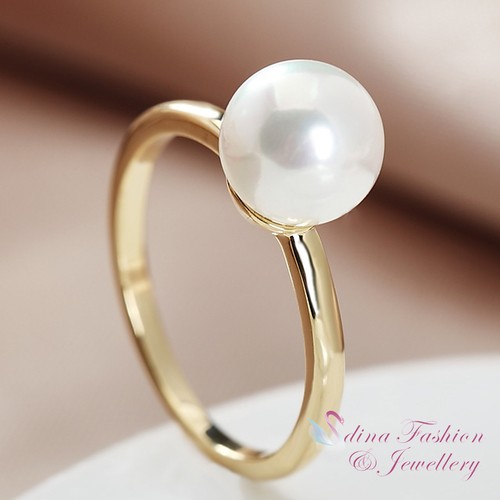 18K Yellow Gold Plated Single Simulated 