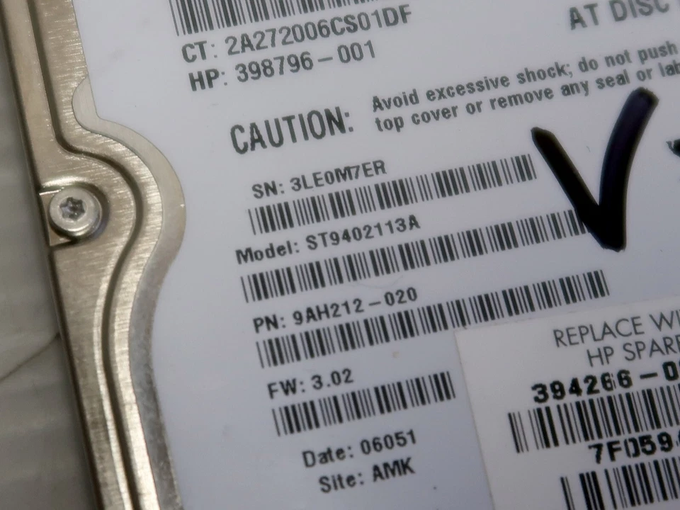 Seagate Momentus ST9402113A, 40GB, LAPTOP HDD IDE, ATA, NO BAD SECTORS - Image 2 of 3