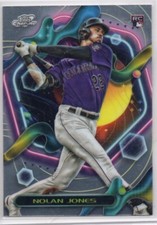 Nolan Jones 2023 Topps Cosmic Chrome Baseball Base