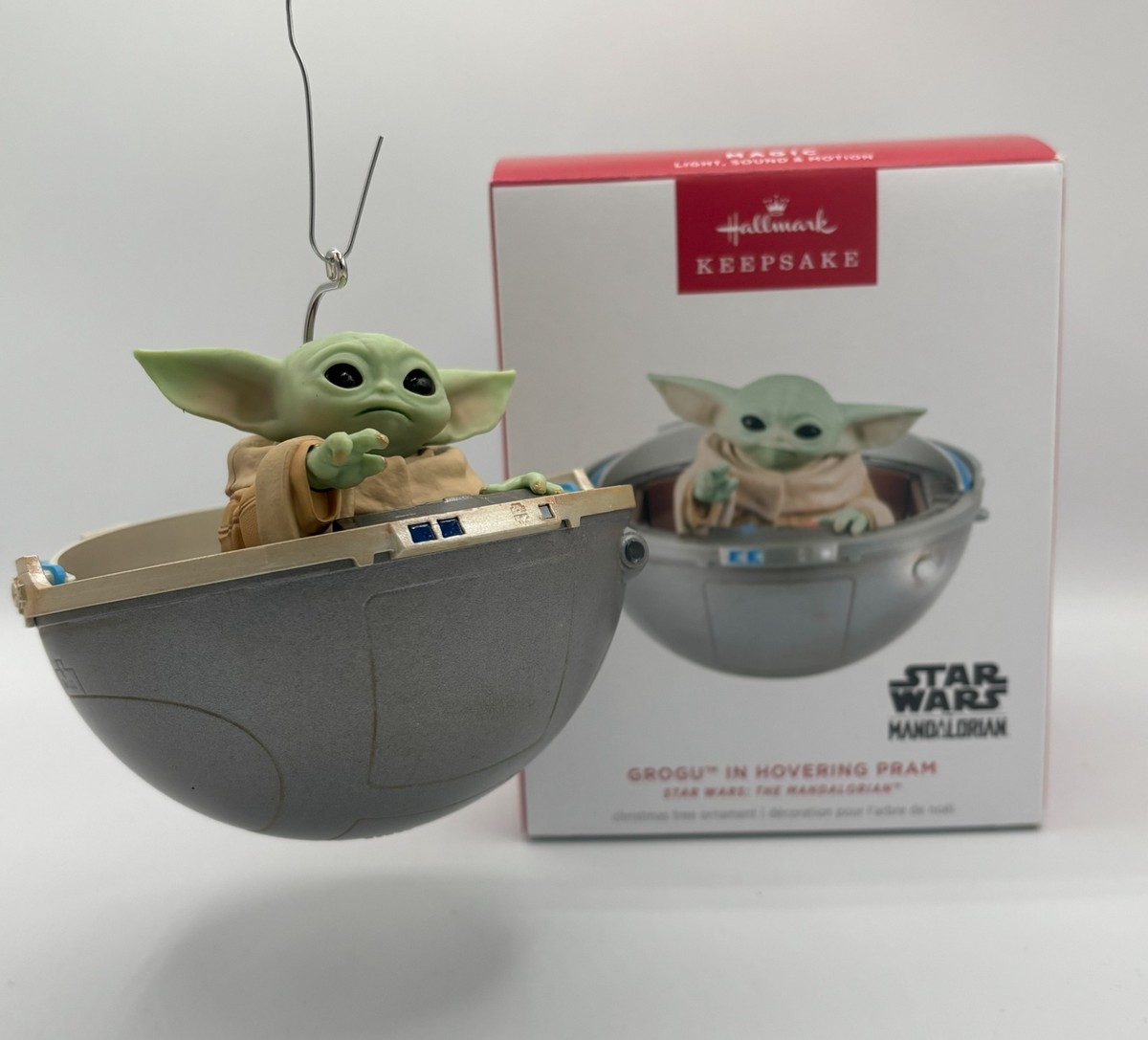 Hallmark Ornament 2024 Star Wars: The Mandalorian Grogu in