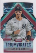 AARON JUDGE Die-Cut RARE TRIUMVIRATES Topps Stadium Club NEW YORK YANKEES $$ MVP