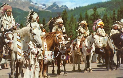 North American Native-Americans --POSTCARD