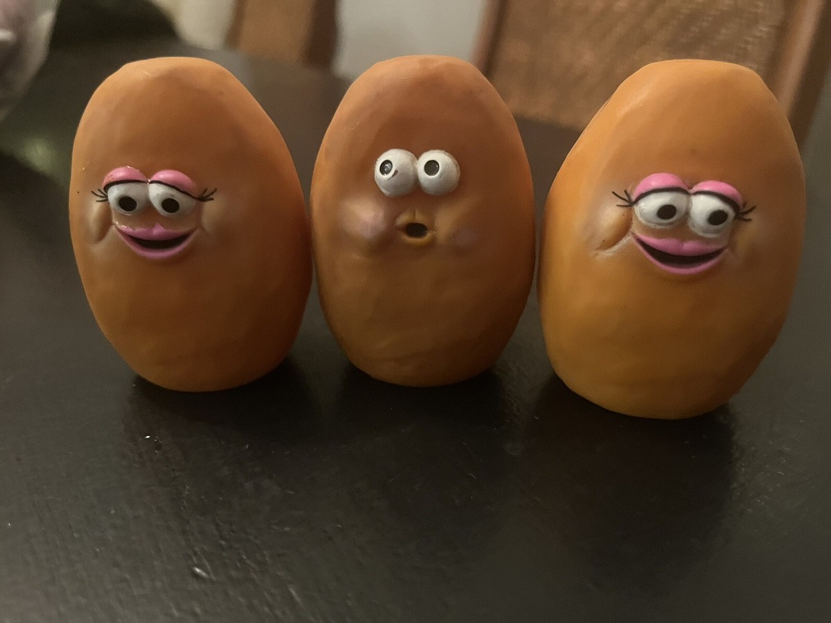 1980's McDonalds Chicken Nugget Vintage McNugget Buddies Happy