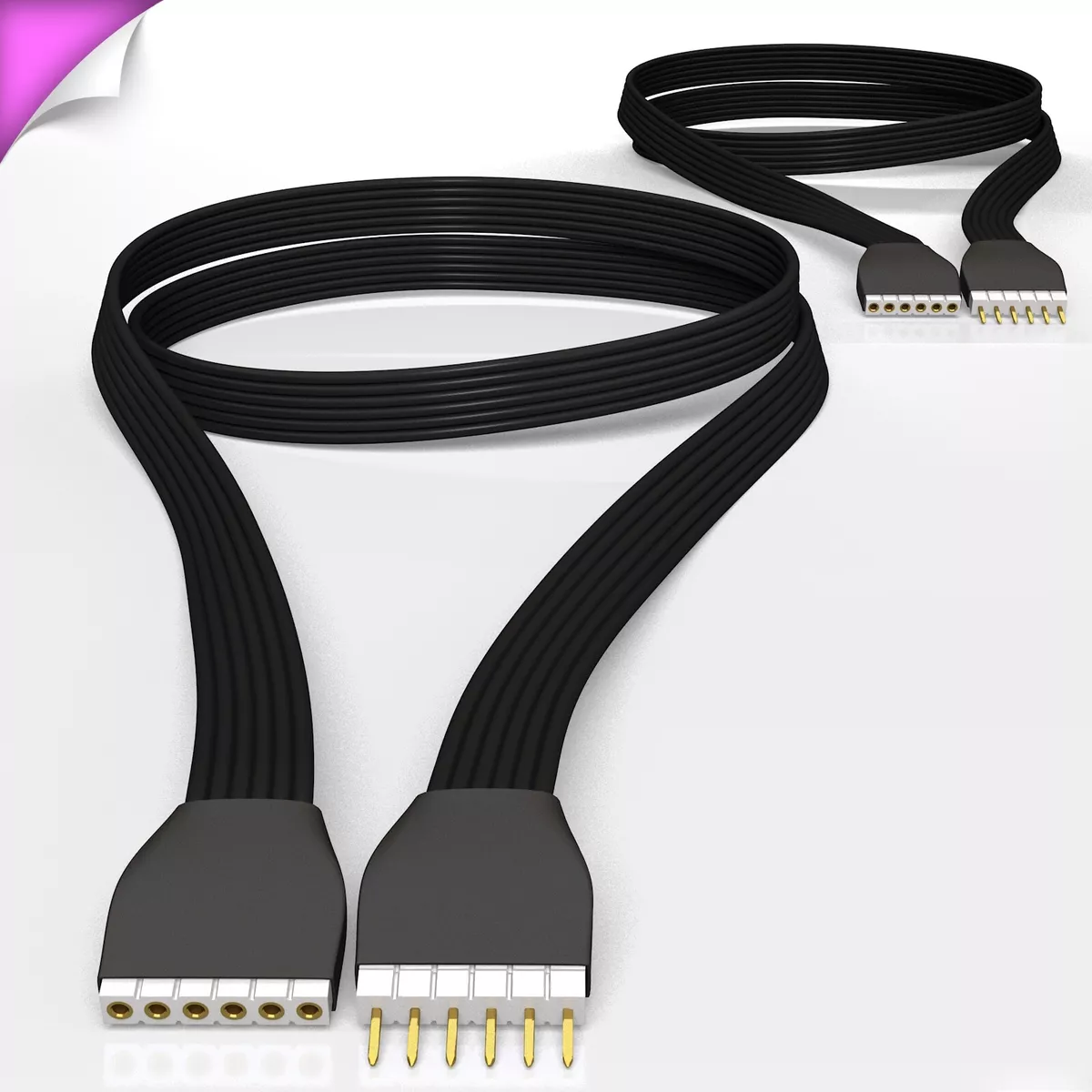 Disciplin Politibetjent Miljøvenlig 2x SPACER Extension Cable for Philips Hue Lightstrip Plus V3(10ft/3m 2 PACK  Blk) | eBay