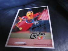 Famous Chicken Ted Giannoulas Signed Photo JSA Auction Certified 