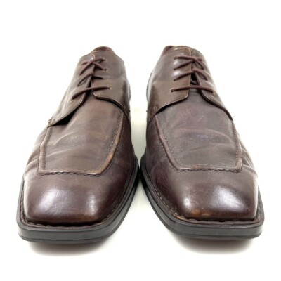 Born Crown Brown Oxford Dress Shoes Moc Toe M6383 Men display picture 1