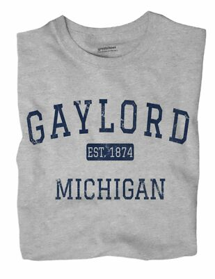 #ad #ad Gaylord Michigan MI T Shirt EST $18.99