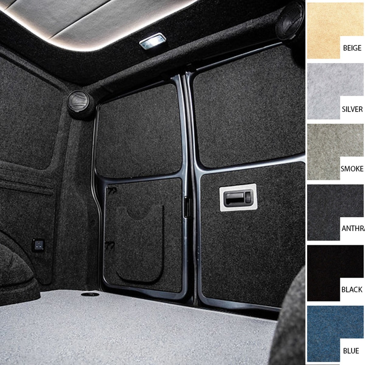 Camper Van Carpet Lining Way Stretch VW T5 T6 Transit Race Day 6sqm