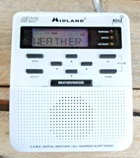 Midland S.A.M.E. Digital Weather/Hazard Alert Monitor MODEL WR-100 EXCELLENT