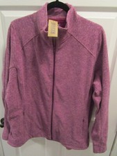 Duluth Women's Frost Lake Fleece Full Zip Jacket In Rose Heather Size 1x   New