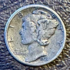 1928 S Mercury Dime Silver Circulated Business Strike Uncertified