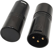3-Pin XLR Terminator 120 Ohm DMX Terminal Adapter for DMX512 Lighting and Audio