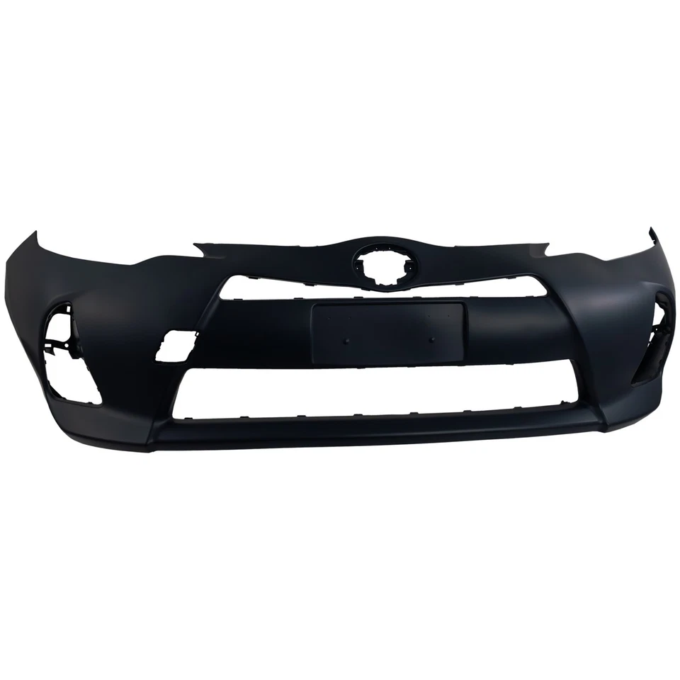 Front Bumper Cover For 2012-2014 Toyota Prius C w/ fog lamp holes Primed - Imagem 3 de 4
