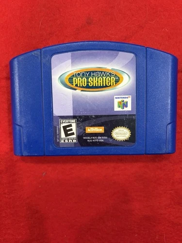 Tony Hawk's Pro Skater Nintendo 64 N64 Cartridge, 1999, Tested Working