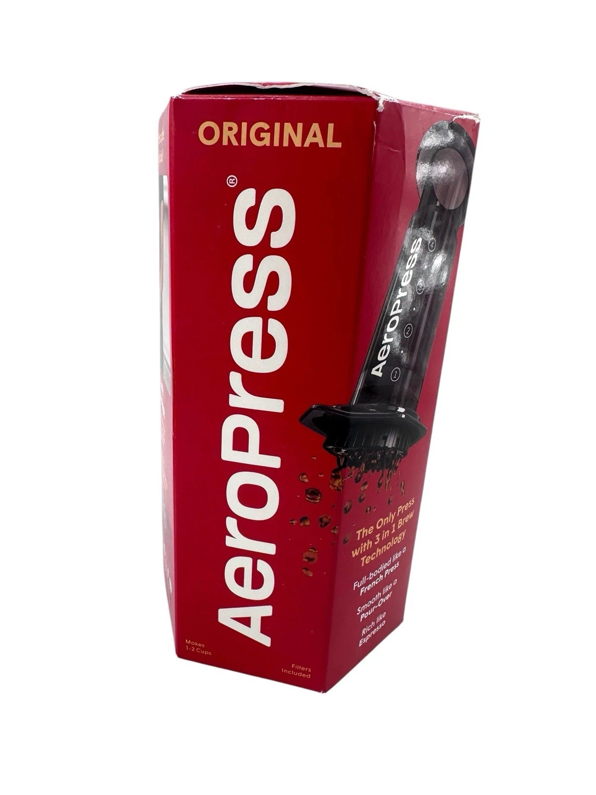 AeroPress Original Coffee Press Maker 3-in-1 Brew System Portable Travel Kit New
Opens in a new wind