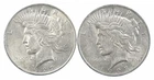 1922 & 1923 Peace Silver Dollar $1 Bullion Collection Lot *182