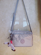 NWT Kipling Abanu Crossbody Bag Shoulder Purse in Metallic Purple KI1051