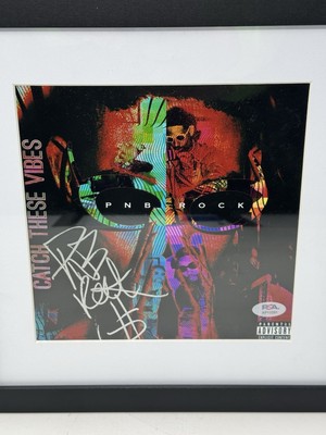 PNB ROCK SIGNED AUTOGRAPH CATCH THESE VIBES ALBUM COVER PHOTO 8x8